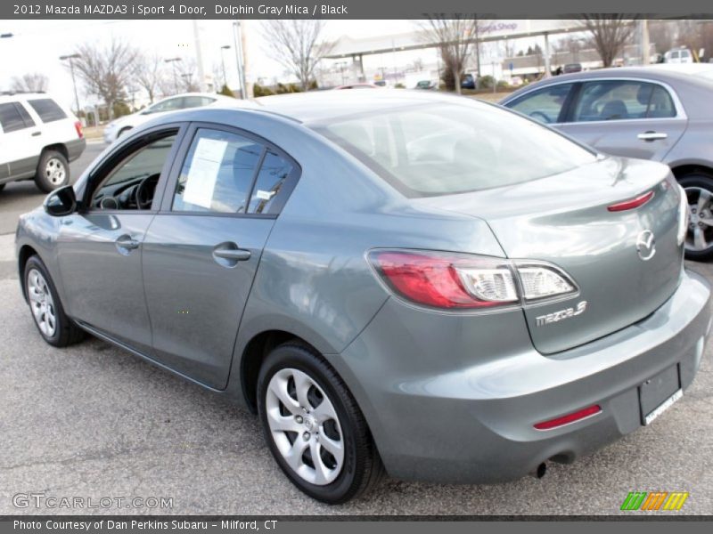 Dolphin Gray Mica / Black 2012 Mazda MAZDA3 i Sport 4 Door