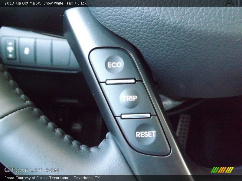 Snow White Pearl / Black 2013 Kia Optima SX