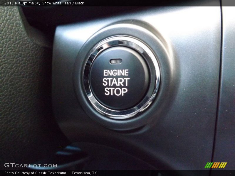 Snow White Pearl / Black 2013 Kia Optima SX