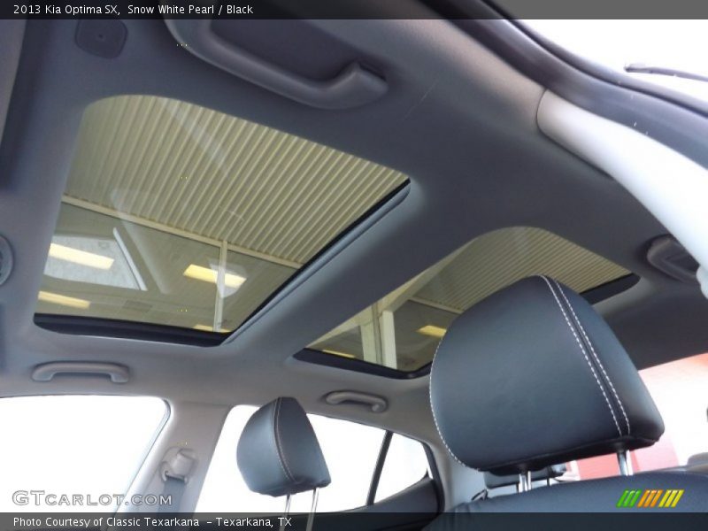 Snow White Pearl / Black 2013 Kia Optima SX