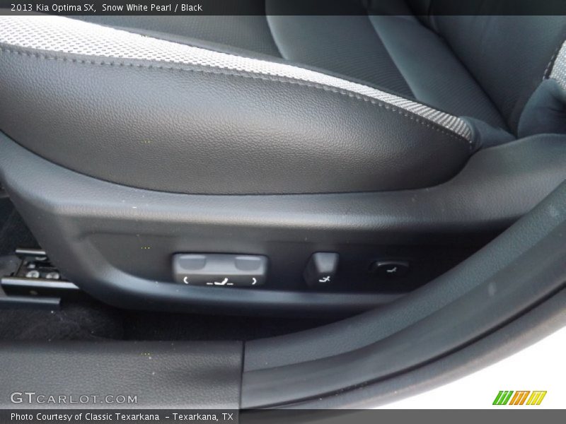 Snow White Pearl / Black 2013 Kia Optima SX