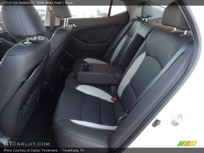 Snow White Pearl / Black 2013 Kia Optima SX