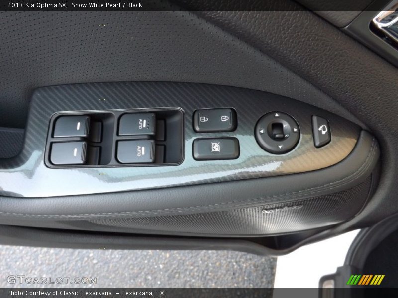 Snow White Pearl / Black 2013 Kia Optima SX