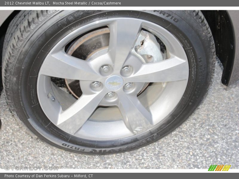 Mocha Steel Metallic / Cocoa/Cashmere 2012 Chevrolet Malibu LT
