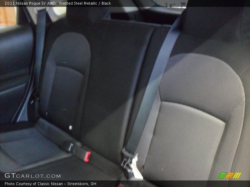 Frosted Steel Metallic / Black 2011 Nissan Rogue SV AWD