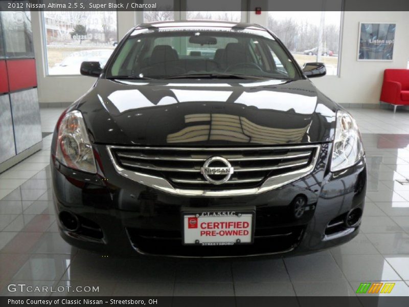 Super Black / Charcoal 2012 Nissan Altima 2.5 S