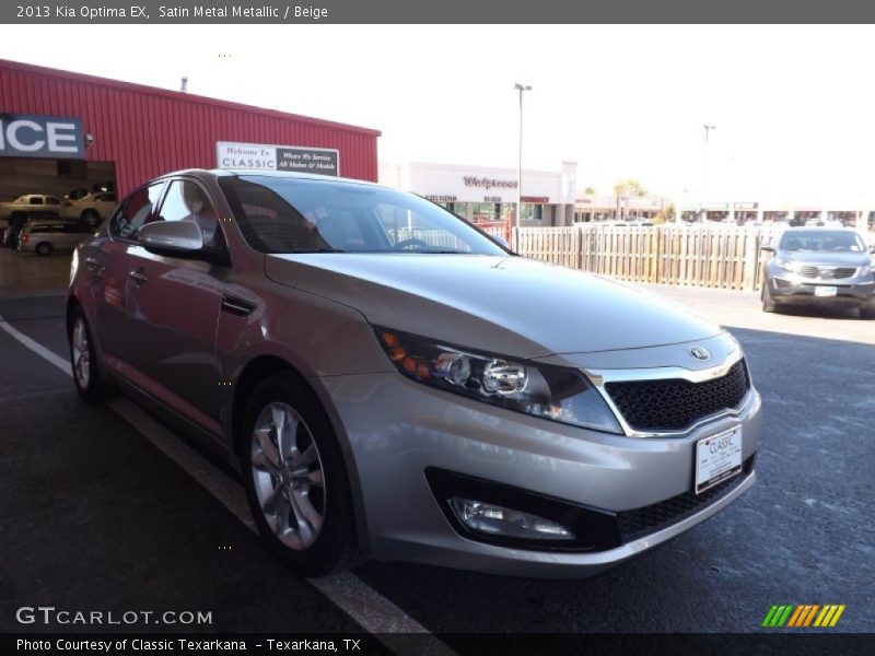 Satin Metal Metallic / Beige 2013 Kia Optima EX