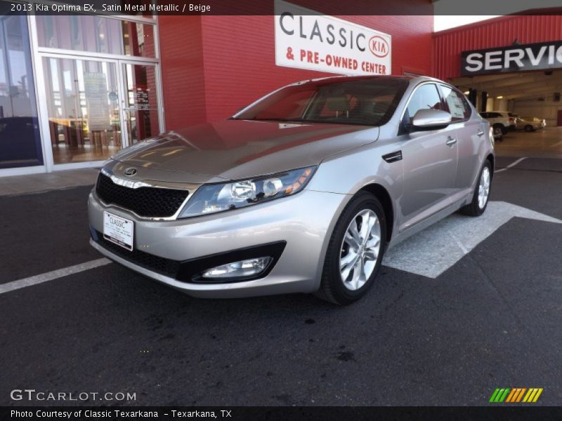 Satin Metal Metallic / Beige 2013 Kia Optima EX