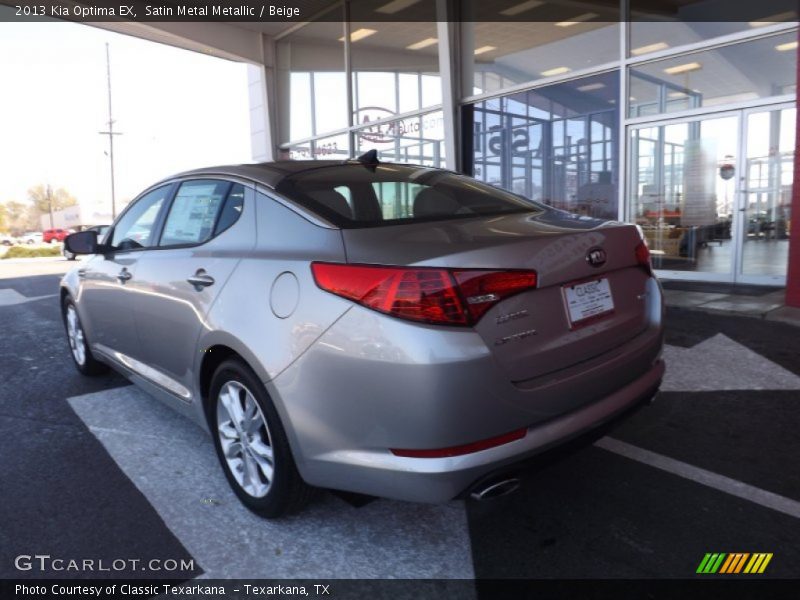 Satin Metal Metallic / Beige 2013 Kia Optima EX