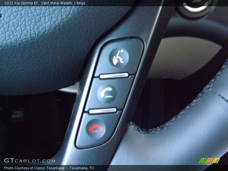 Satin Metal Metallic / Beige 2013 Kia Optima EX
