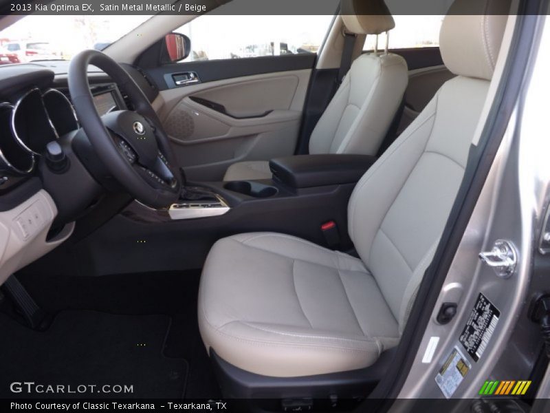Satin Metal Metallic / Beige 2013 Kia Optima EX