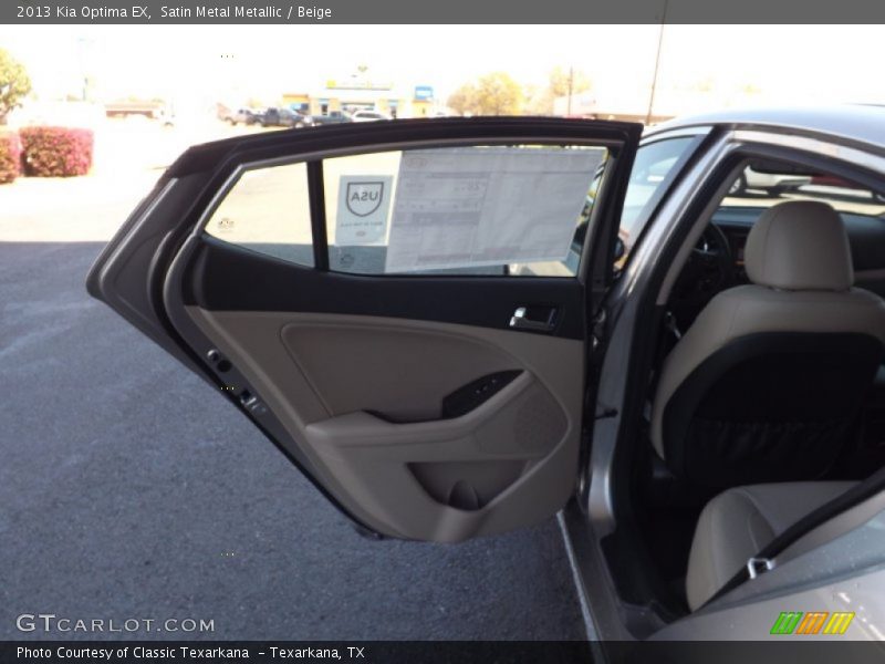 Satin Metal Metallic / Beige 2013 Kia Optima EX