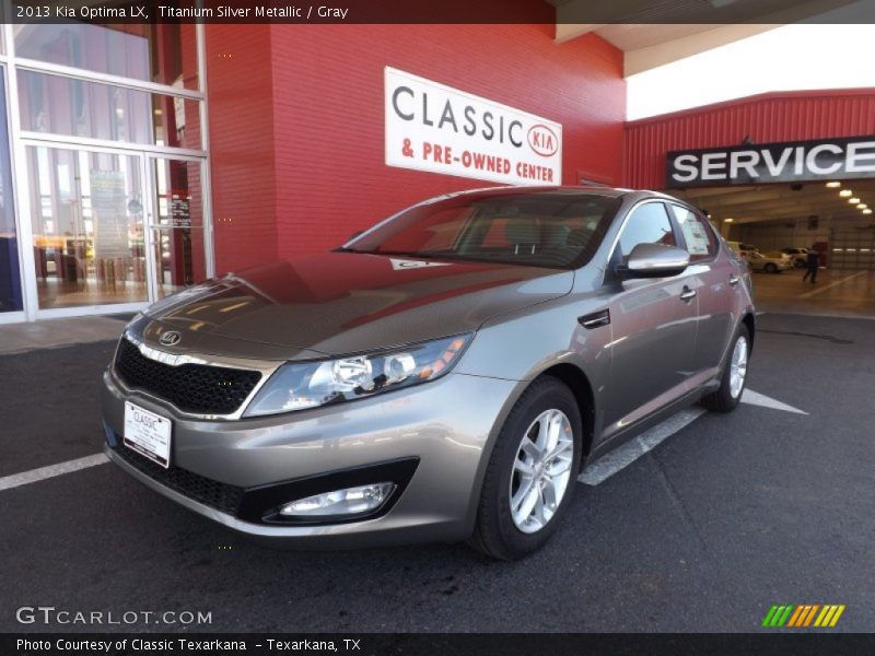 Titanium Silver Metallic / Gray 2013 Kia Optima LX