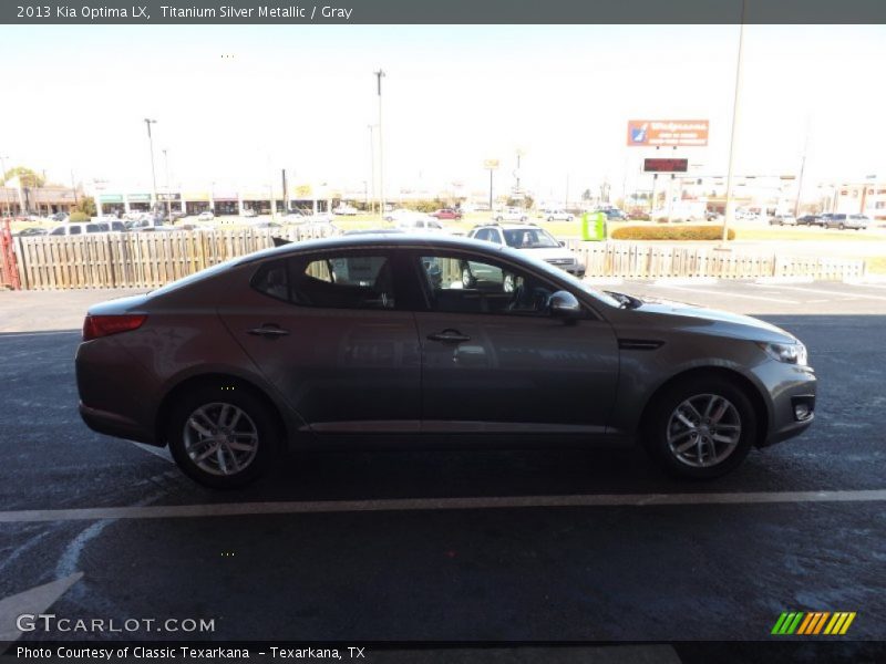 Titanium Silver Metallic / Gray 2013 Kia Optima LX