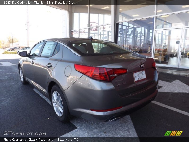 Titanium Silver Metallic / Gray 2013 Kia Optima LX