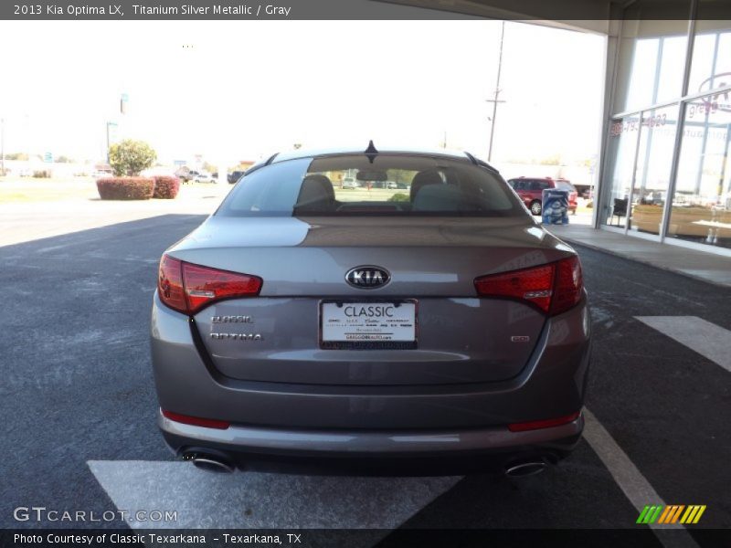 Titanium Silver Metallic / Gray 2013 Kia Optima LX