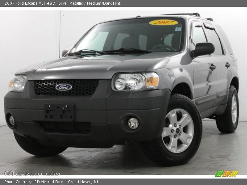 Silver Metallic / Medium/Dark Flint 2007 Ford Escape XLT 4WD