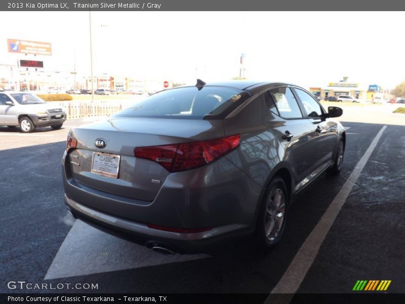 Titanium Silver Metallic / Gray 2013 Kia Optima LX