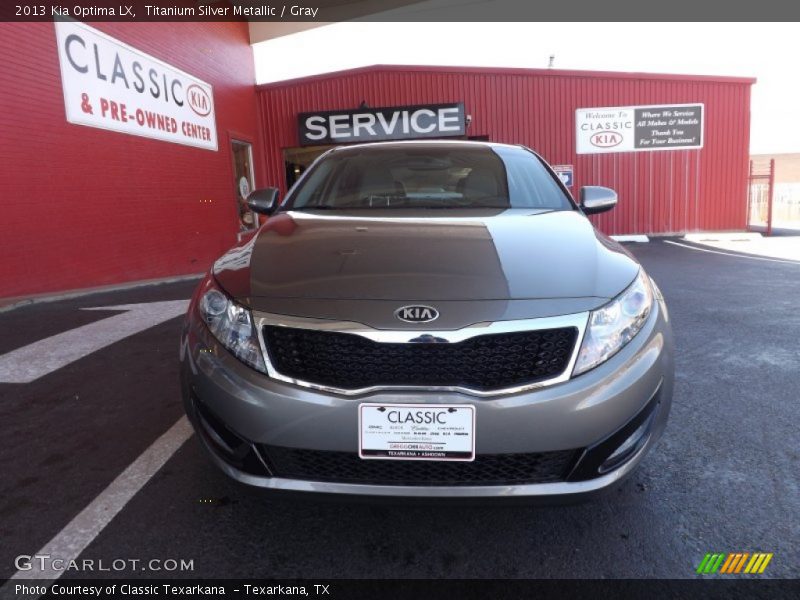 Titanium Silver Metallic / Gray 2013 Kia Optima LX