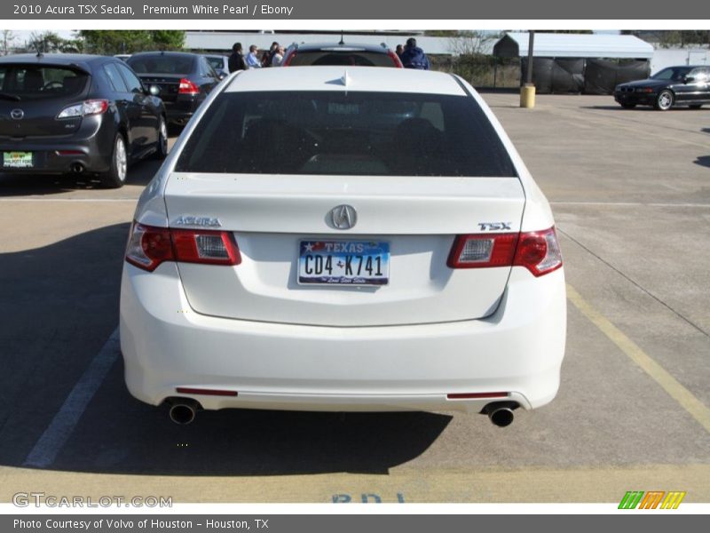 Premium White Pearl / Ebony 2010 Acura TSX Sedan