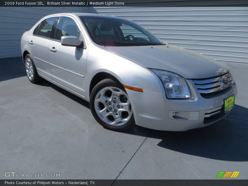 Brilliant Silver Metallic / Medium Light Stone 2009 Ford Fusion SEL
