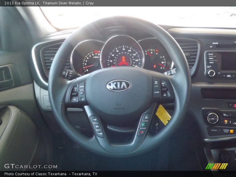 Titanium Silver Metallic / Gray 2013 Kia Optima LX