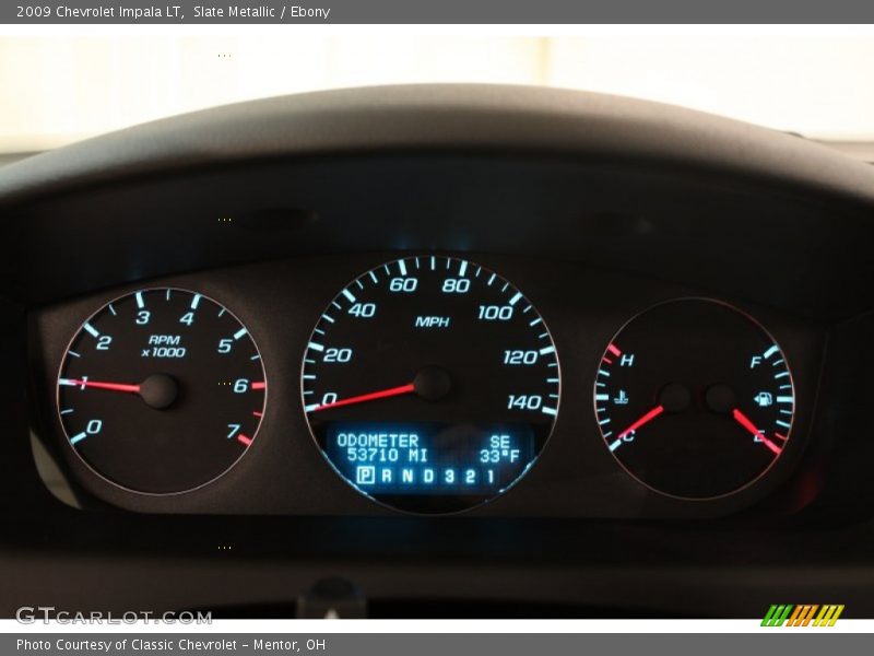 Slate Metallic / Ebony 2009 Chevrolet Impala LT