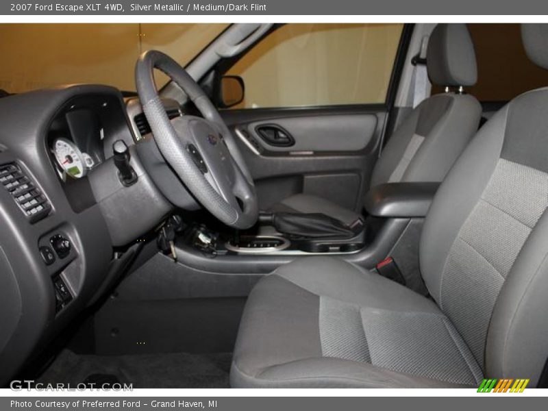 Silver Metallic / Medium/Dark Flint 2007 Ford Escape XLT 4WD