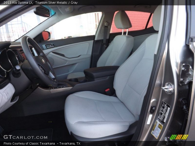 Titanium Silver Metallic / Gray 2013 Kia Optima LX