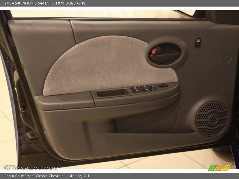 Electric Blue / Grey 2004 Saturn ION 3 Sedan