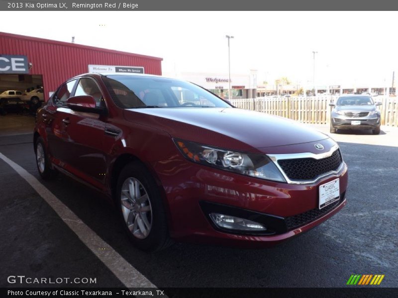 Remington Red / Beige 2013 Kia Optima LX