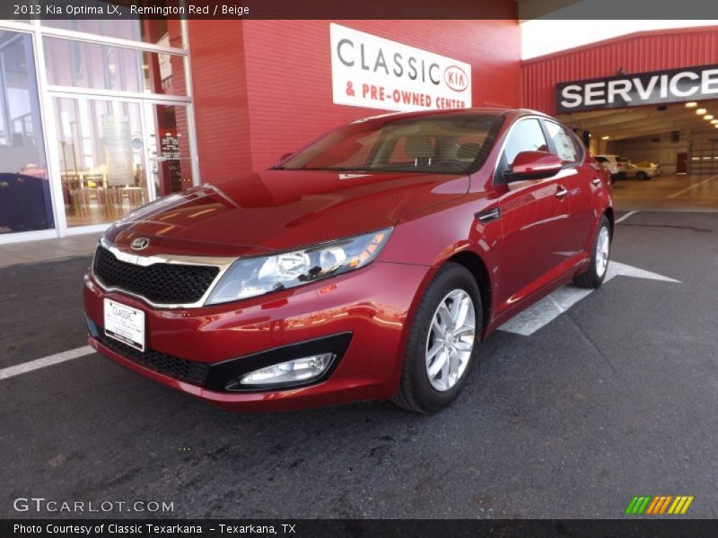 Remington Red / Beige 2013 Kia Optima LX