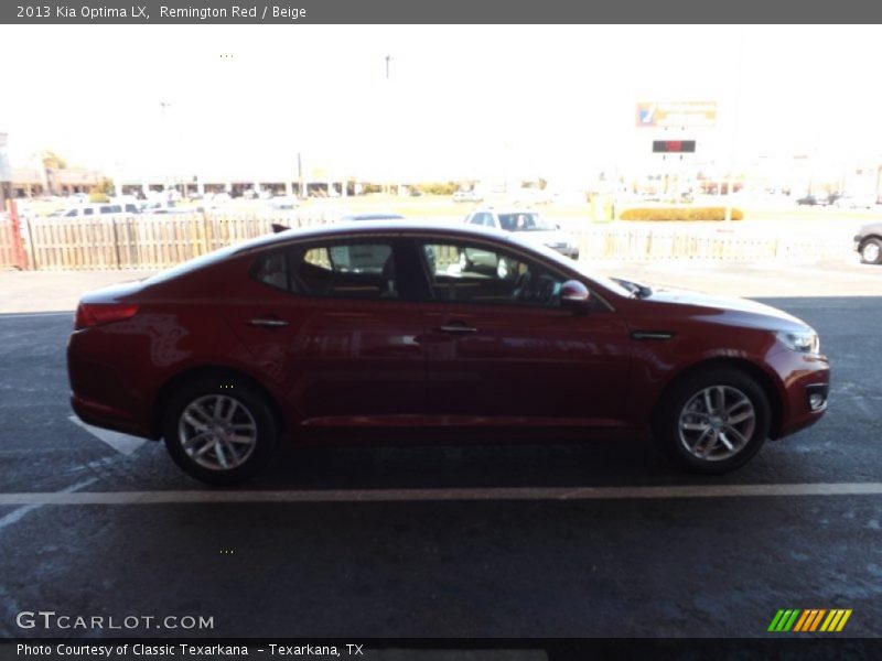 Remington Red / Beige 2013 Kia Optima LX