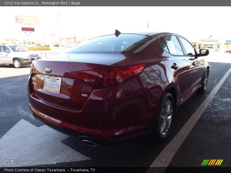 Remington Red / Beige 2013 Kia Optima LX