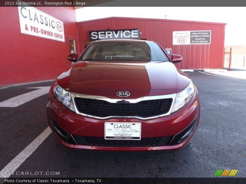 Remington Red / Beige 2013 Kia Optima LX