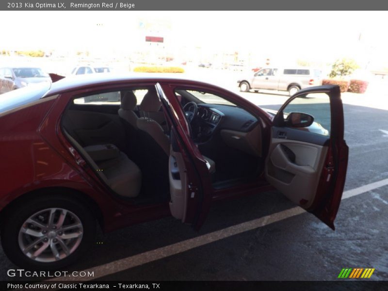 Remington Red / Beige 2013 Kia Optima LX