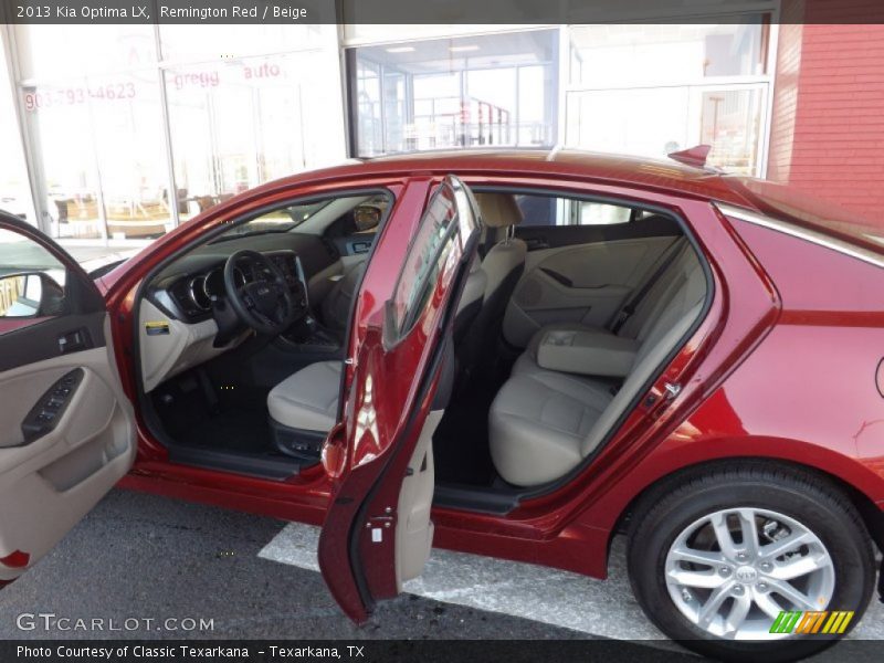 Remington Red / Beige 2013 Kia Optima LX