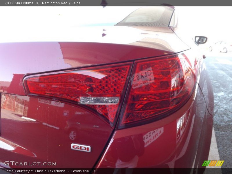 Remington Red / Beige 2013 Kia Optima LX
