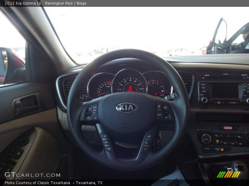 Remington Red / Beige 2013 Kia Optima LX