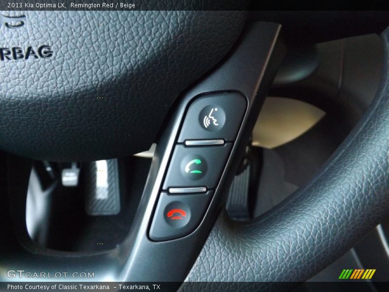 Remington Red / Beige 2013 Kia Optima LX