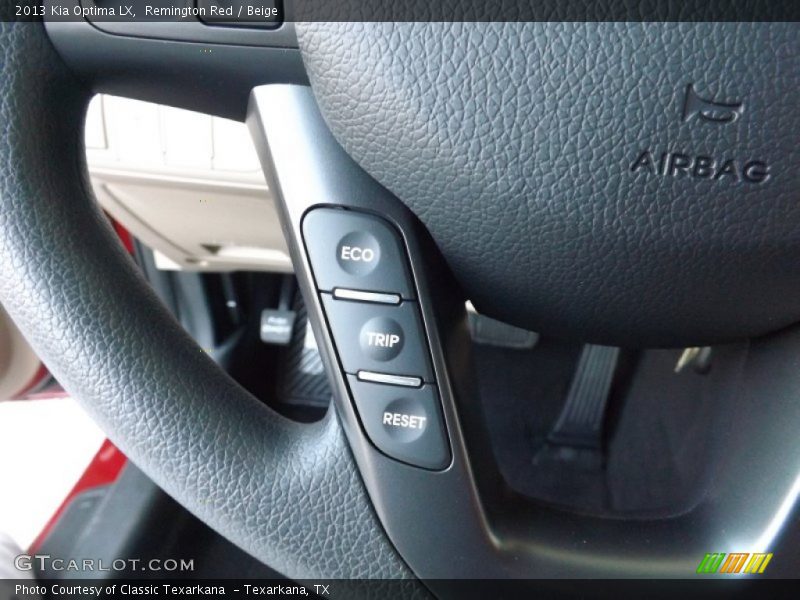 Remington Red / Beige 2013 Kia Optima LX