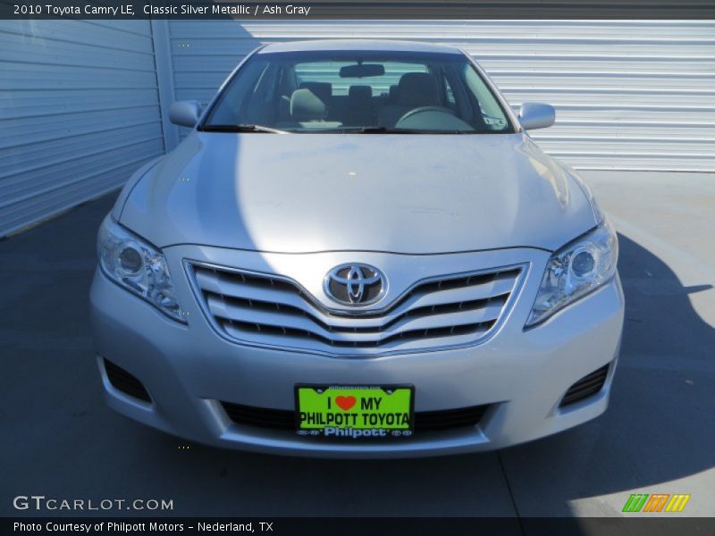 Classic Silver Metallic / Ash Gray 2010 Toyota Camry LE