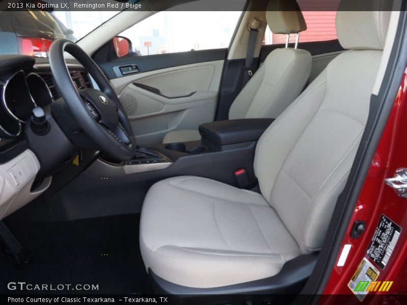 Remington Red / Beige 2013 Kia Optima LX