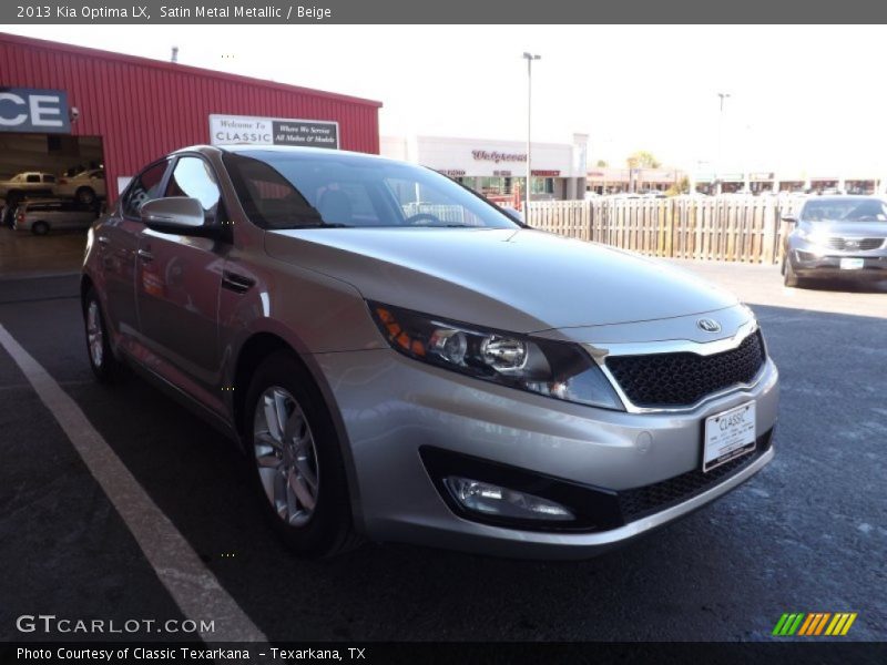 Satin Metal Metallic / Beige 2013 Kia Optima LX