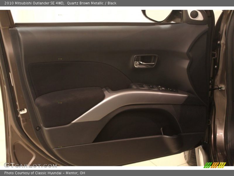 Quartz Brown Metallic / Black 2010 Mitsubishi Outlander SE 4WD