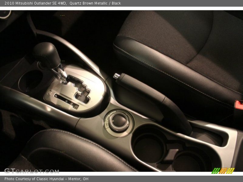 Quartz Brown Metallic / Black 2010 Mitsubishi Outlander SE 4WD
