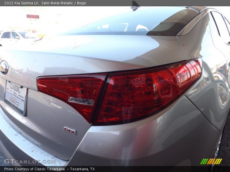 Satin Metal Metallic / Beige 2013 Kia Optima LX