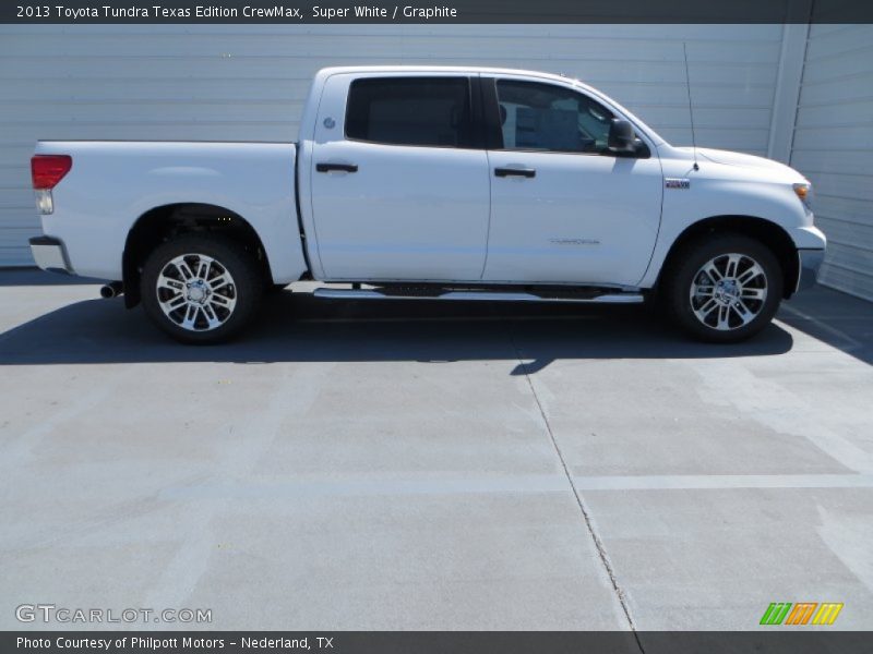 Super White / Graphite 2013 Toyota Tundra Texas Edition CrewMax