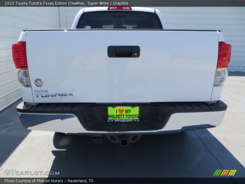 Super White / Graphite 2013 Toyota Tundra Texas Edition CrewMax
