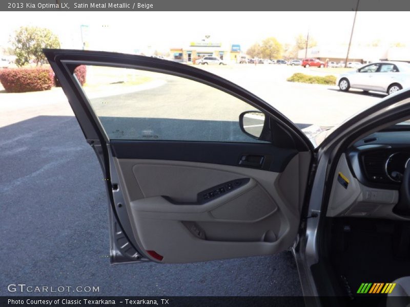 Satin Metal Metallic / Beige 2013 Kia Optima LX